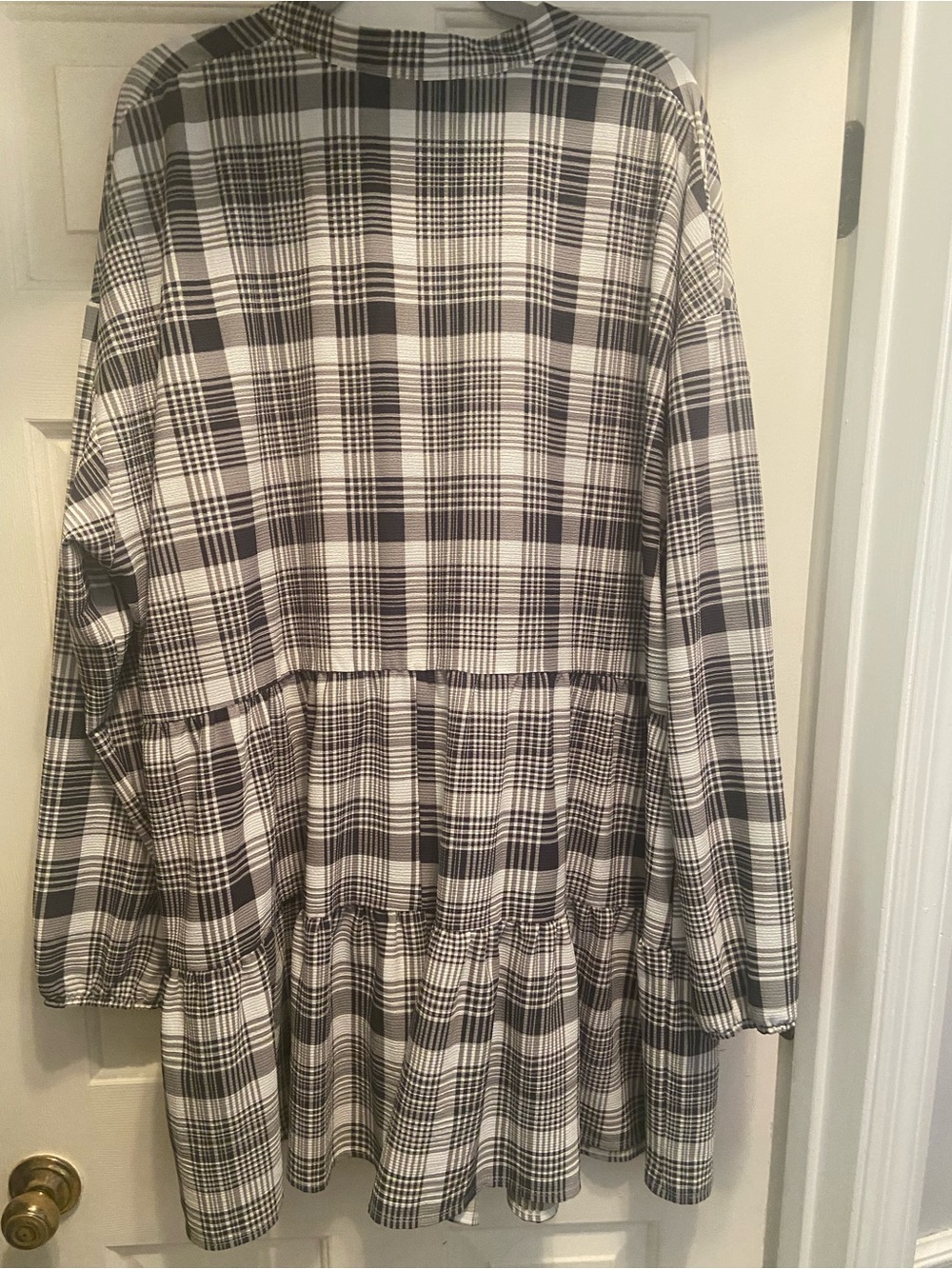 24 3X Romper Flowy Plaid Like Dress ASOS DESIGN - Picture 8 of 9